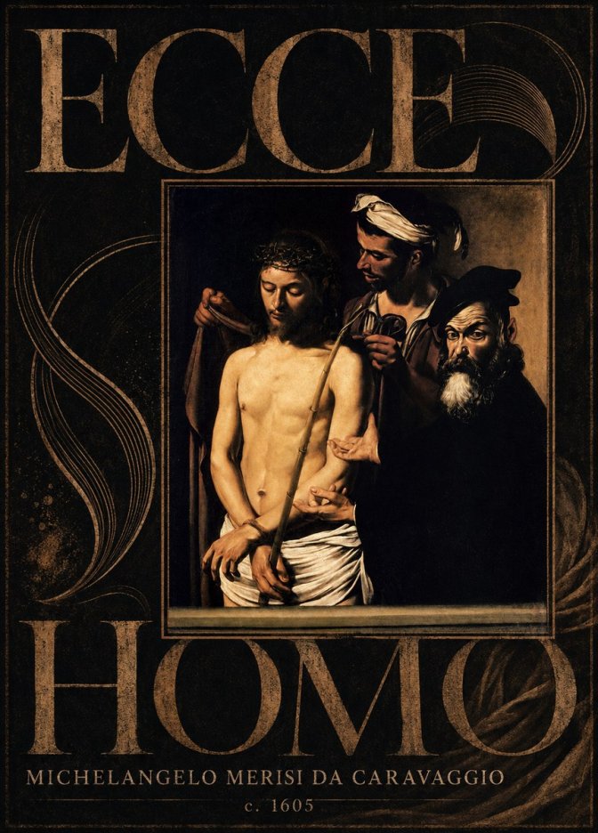 Michelangelo Merisi da Caravaggio Ecce Homo No5 - Poszter