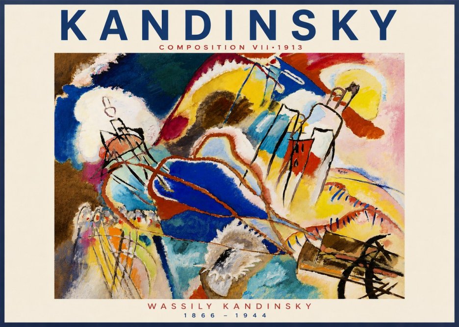 Kandinsky Composition Vii I No5 - Poszter
