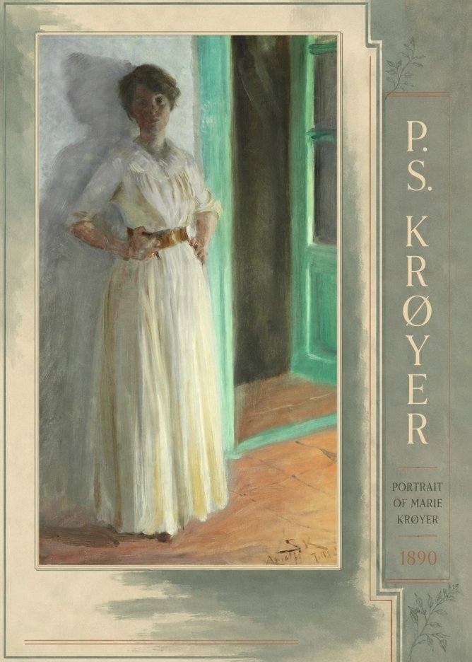 P.S. Krøyer Portrait of Marie Krøyer No2 - Poszter