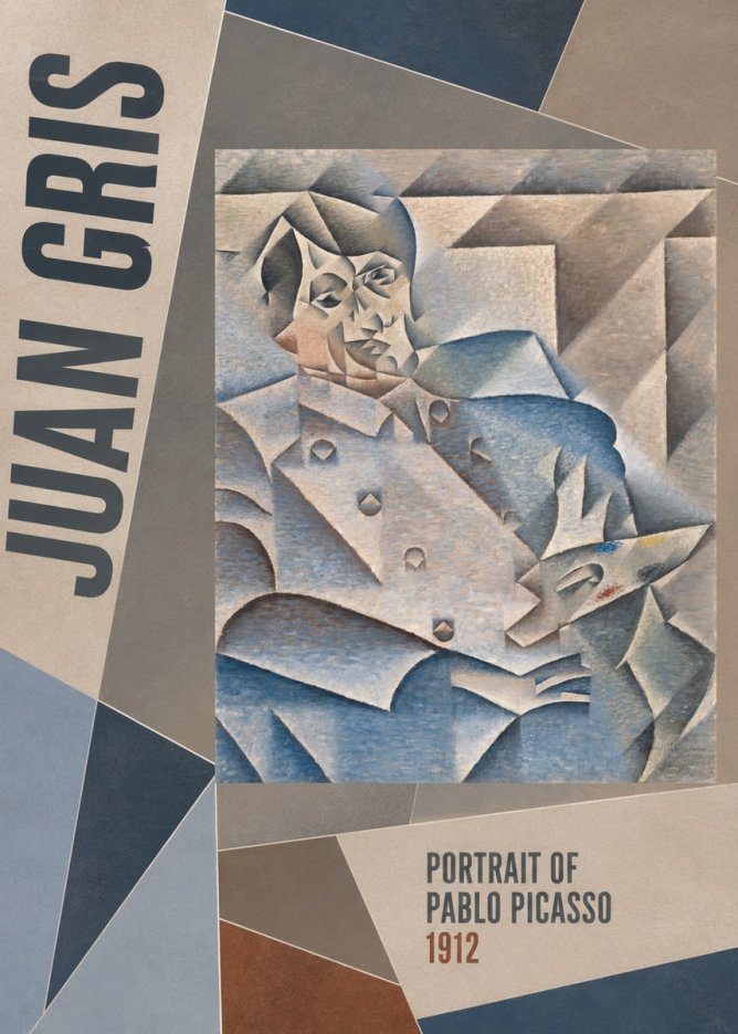 Juan Gris Portrait of Pablo Picasso No2 - Poszter