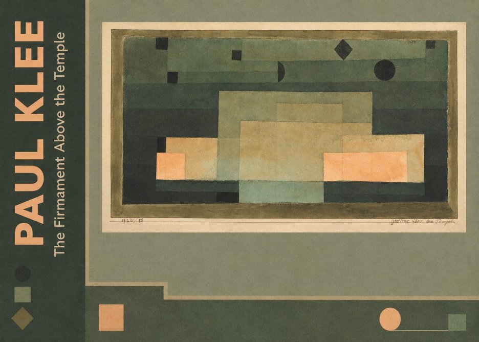 Paul Klee The Firmament Above the Temple No2 - Poszter