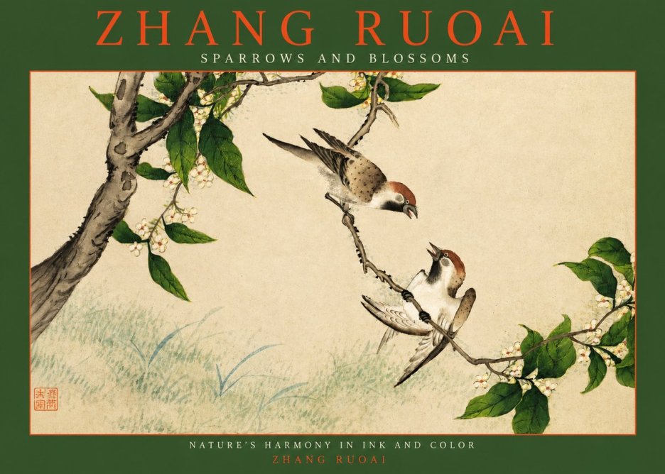 Zhang Ruoai Sparrows and Blossoms No2 - Poszter