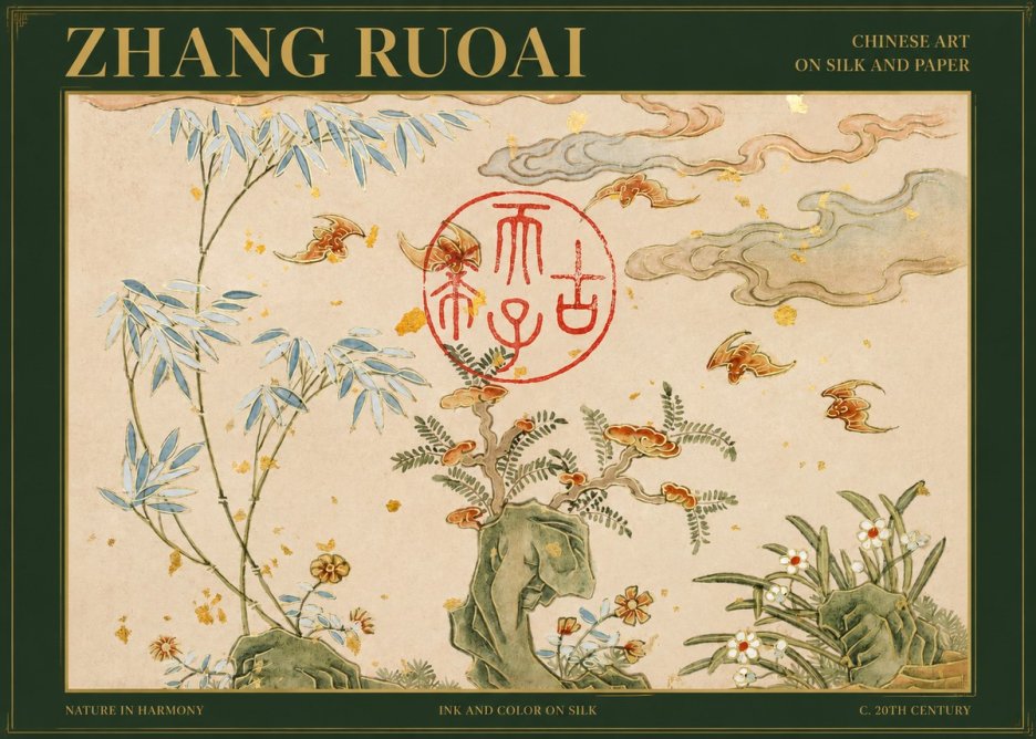 Zhang Ruoai Nature in Harmony No1 - Poszter