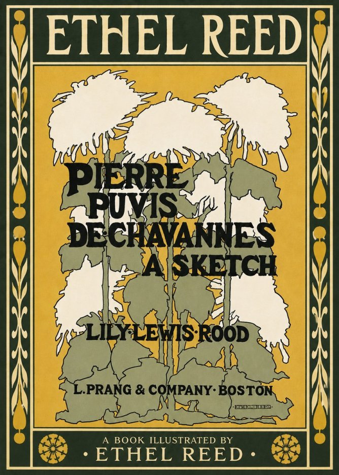 Ethel Reed Pierre Puvis De Chavannes a Sketch No3 - Poszter
