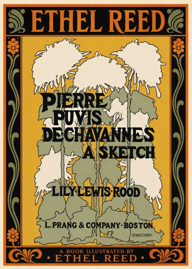 Ethel Reed Pierre Puvis De Chavannes a Sketch No4 - Poszter