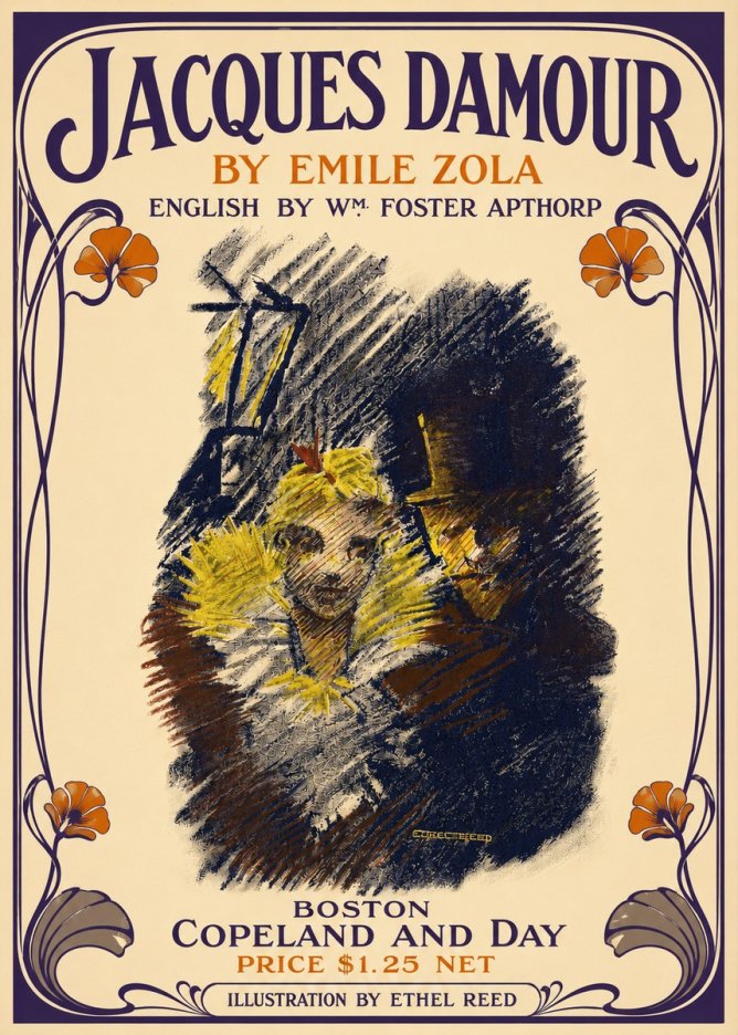 Ethel Reed Jacques Damour No3 - Poszter