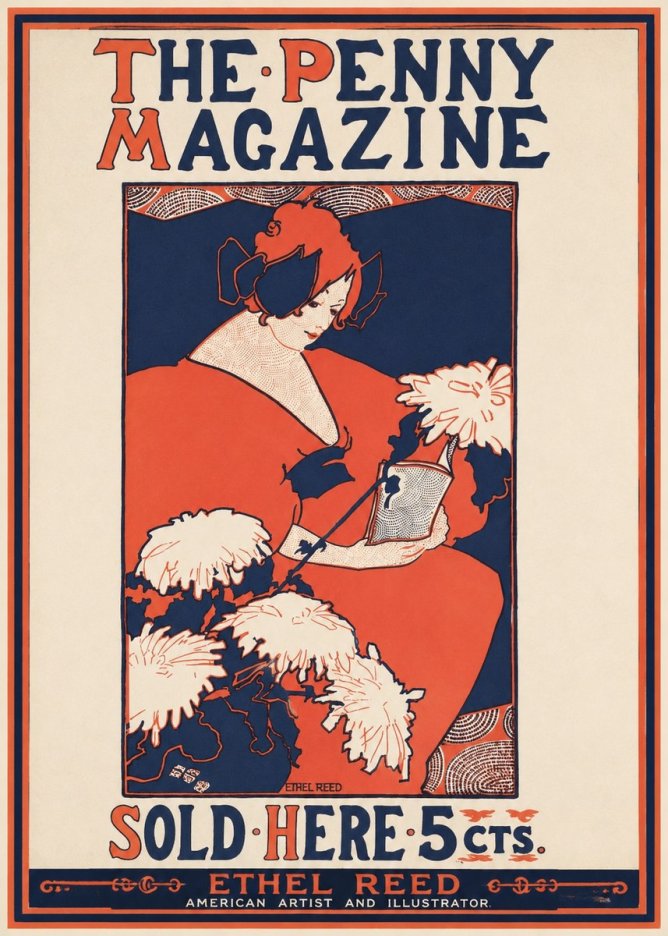 Ethel Reed The Penny Magazine No1 - Poszter