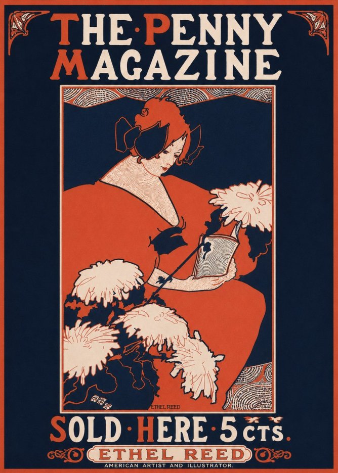 Ethel Reed The Penny Magazine No2 - Poszter