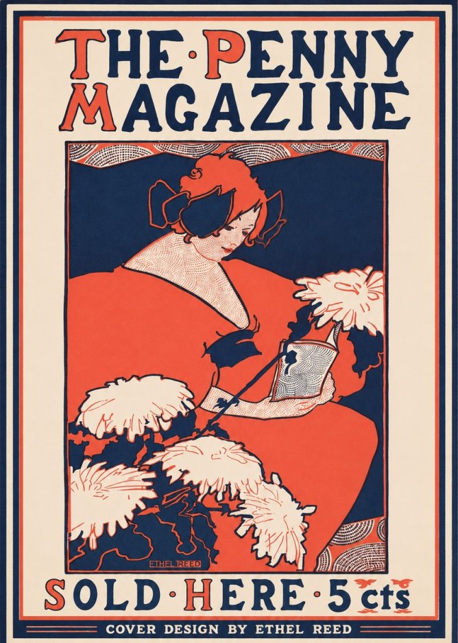 Ethel Reed The Penny Magazine No3 - Poszter