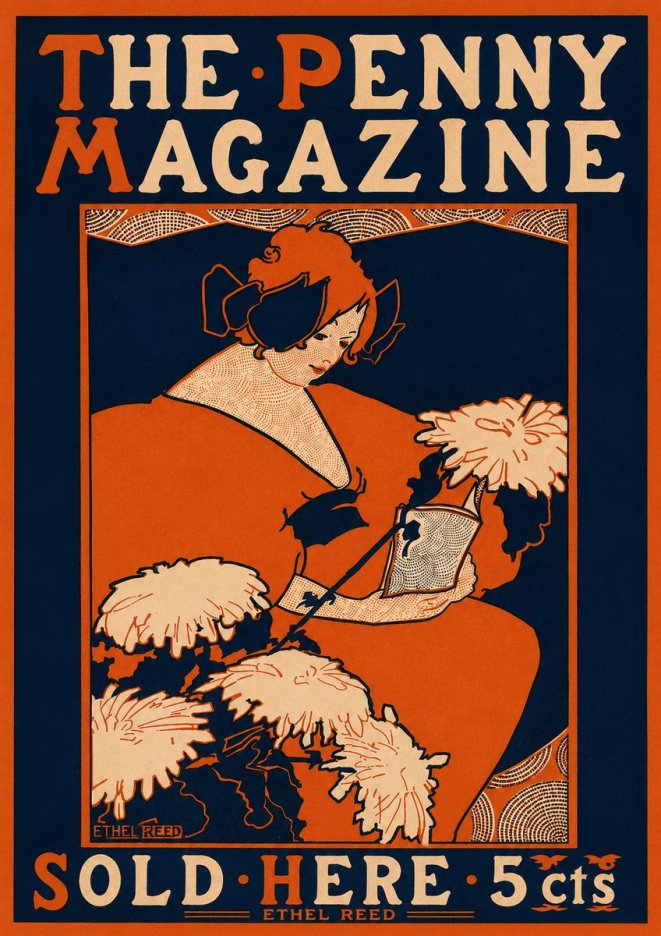 Ethel Reed The Penny Magazine No4 - Poszter