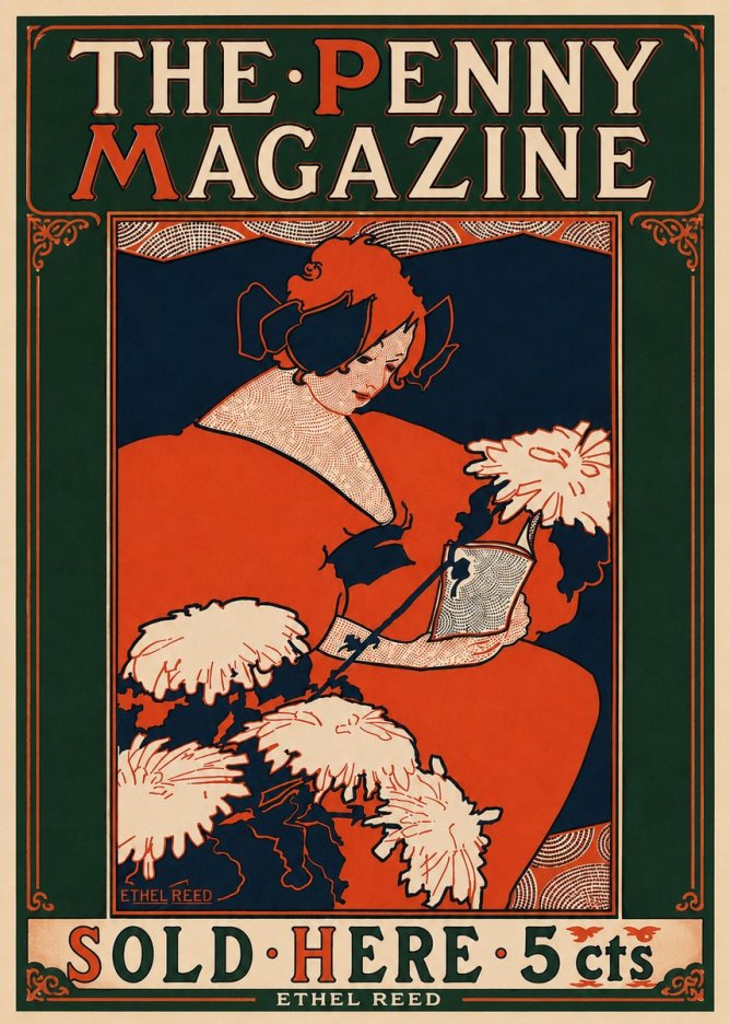 Ethel Reed The Penny Magazine No5 - Poszter