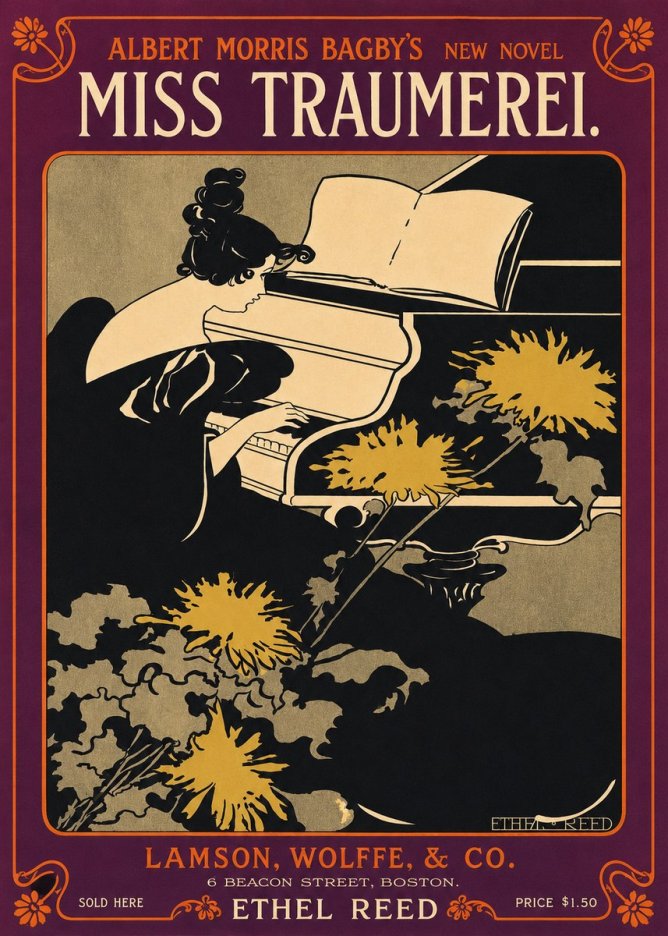 Ethel Reed Miss Traumerei. No2 - Poszter
