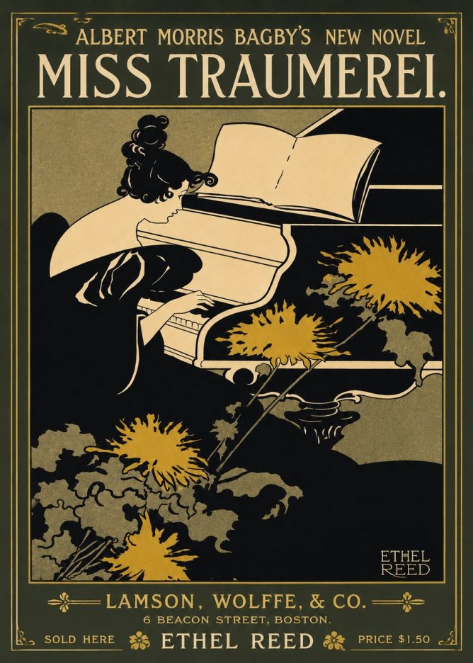 Ethel Reed Miss Traumerei. No3 - Poszter