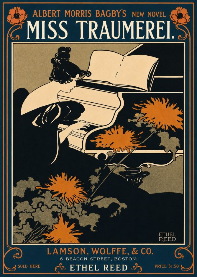Ethel Reed Miss Traumerei. No4 - Poszter