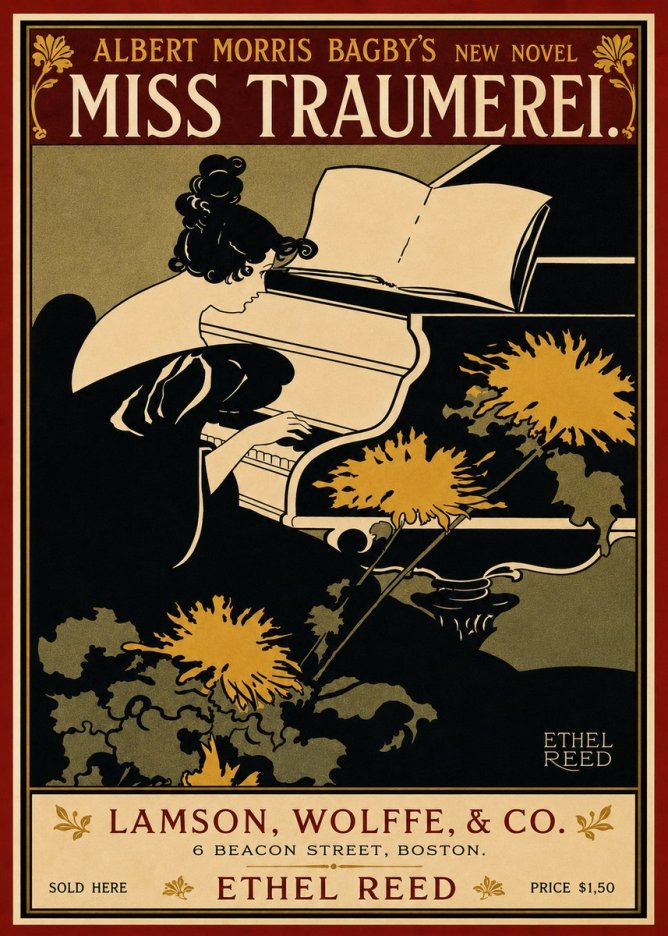 Ethel Reed Miss Traumerei. No6 - Poszter