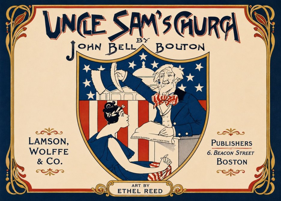 Ethel Reed Uncle Sam's Church No6 - Poszter