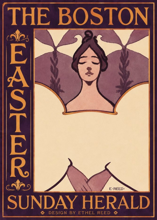 Ethel Reed The Boston Easter Sunday Herald No5 - Poszter