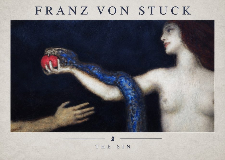 Franz von Stuck The Sin I No2 - Poszter