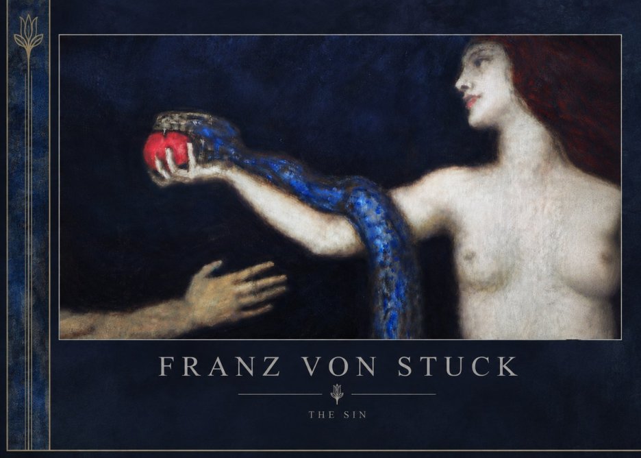 Franz von Stuck The Sin I No6 - Poszter