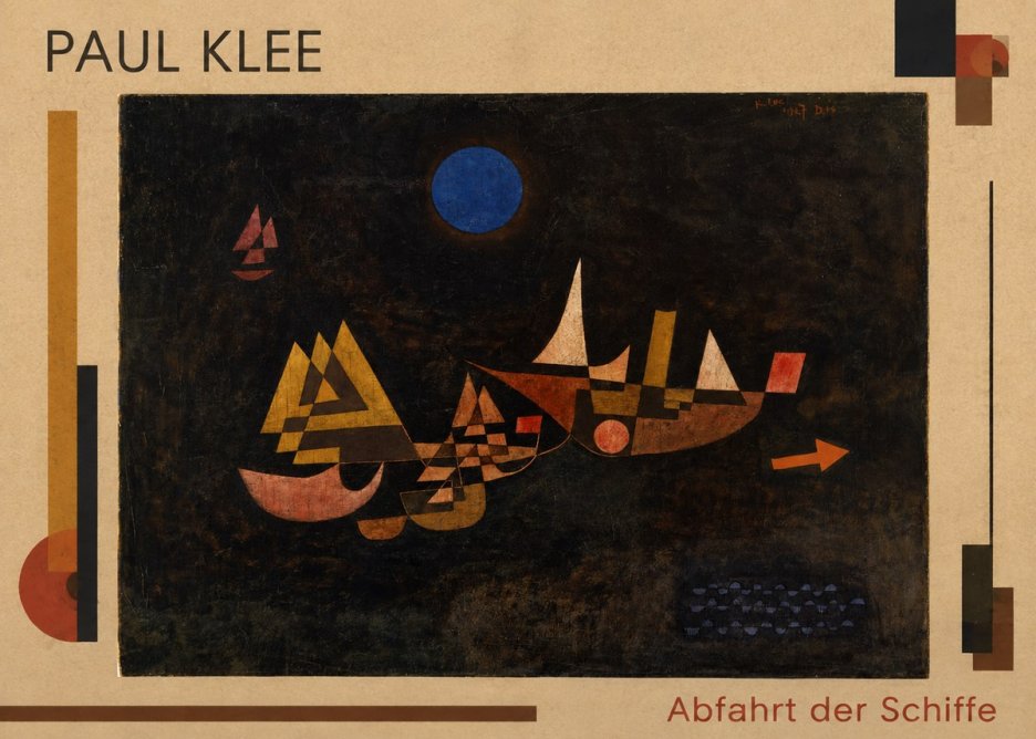 Paul Klee Abfahrt Der Schiffe No1 - Poszter
