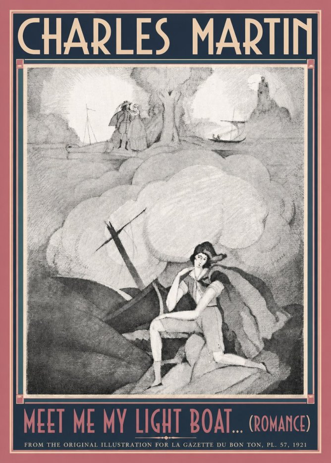 Charles Martin Meet Me My Light Boat... (Romance) No2 - Poszter