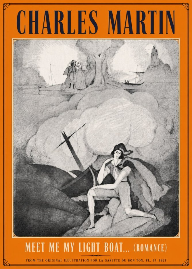 Charles Martin Meet Me My Light Boat... (Romance) No4 - Poszter