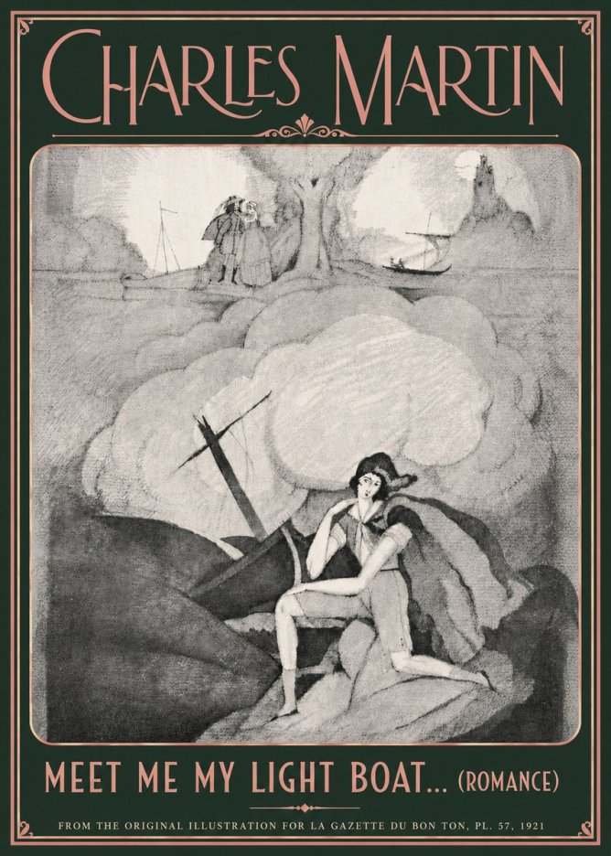 Charles Martin Meet Me My Light Boat... (Romance) No6 - Poszter