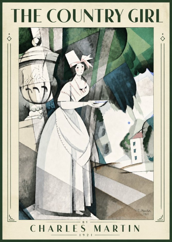 Charles Martin The Country Girl No5 - Poszter