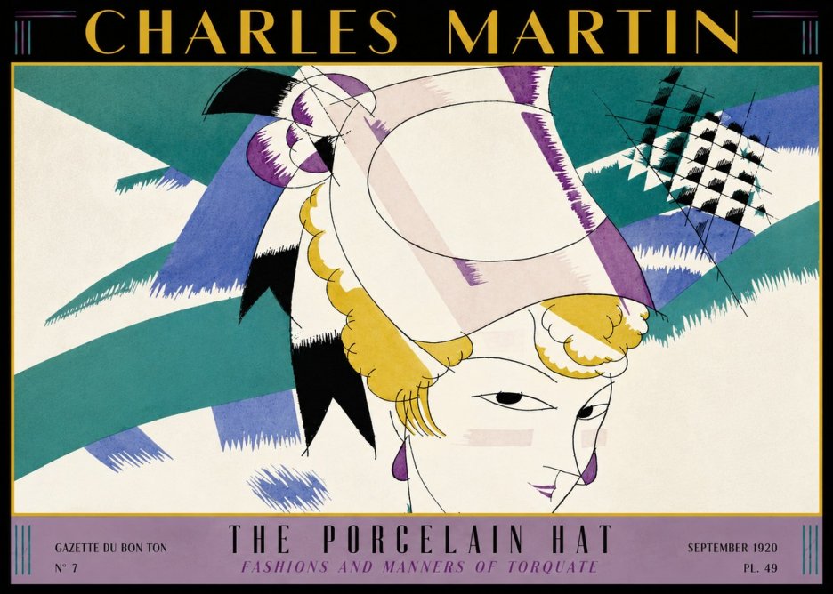 Charles Martin The Porcelain Hat No3 - Poszter