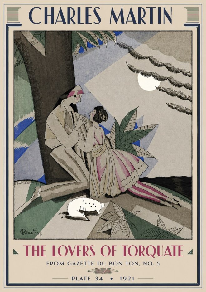 Charles Martin The Lovers of Torquate No3 - Poszter