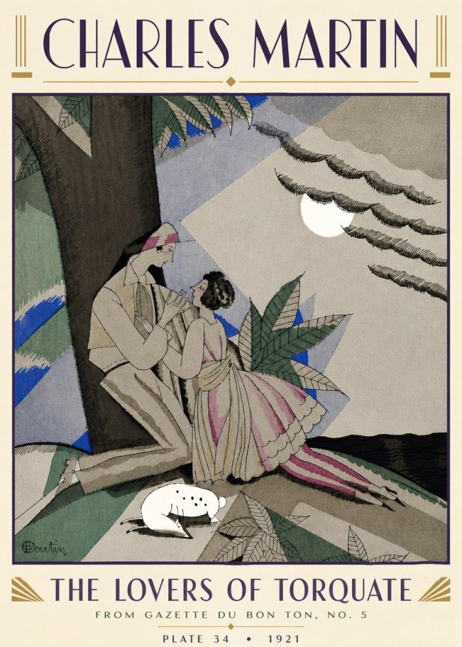 Charles Martin The Lovers of Torquate No5 - Poszter