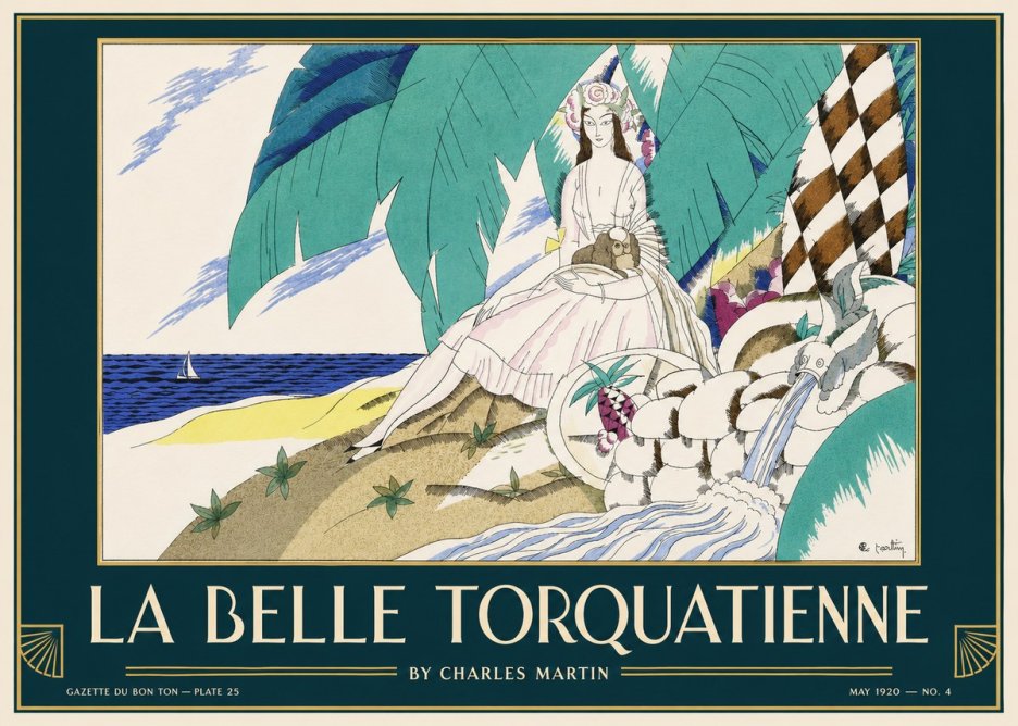 Charles Martin La Belle Torquatienne No3 - Poszter