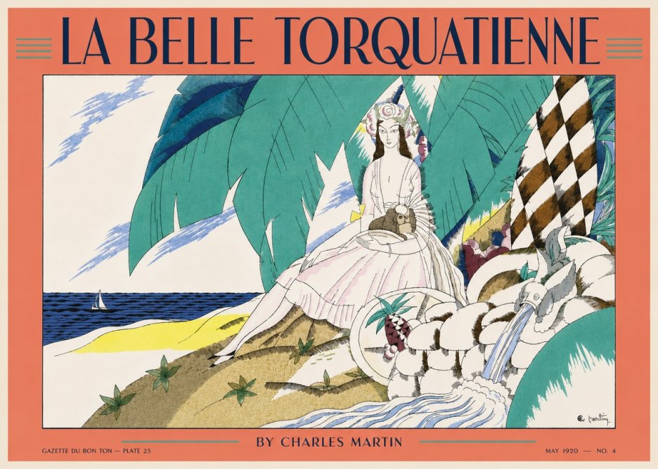 Charles Martin La Belle Torquatienne No4 - Poszter