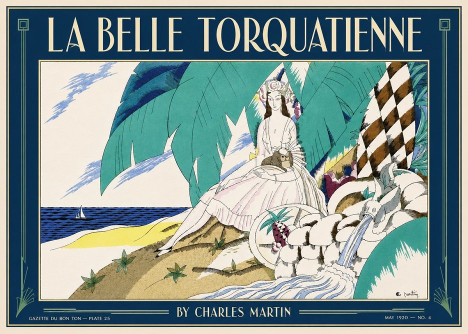 Charles Martin La Belle Torquatienne No5 - Poszter