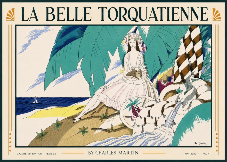 Charles Martin La Belle Torquatienne No6 - Poszter