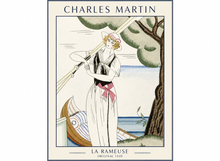 Charles Martin La Rameuse No1 - Poszter