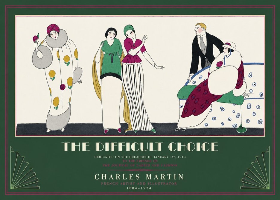Charles Martin The Difficult Choice No2 - Poszter