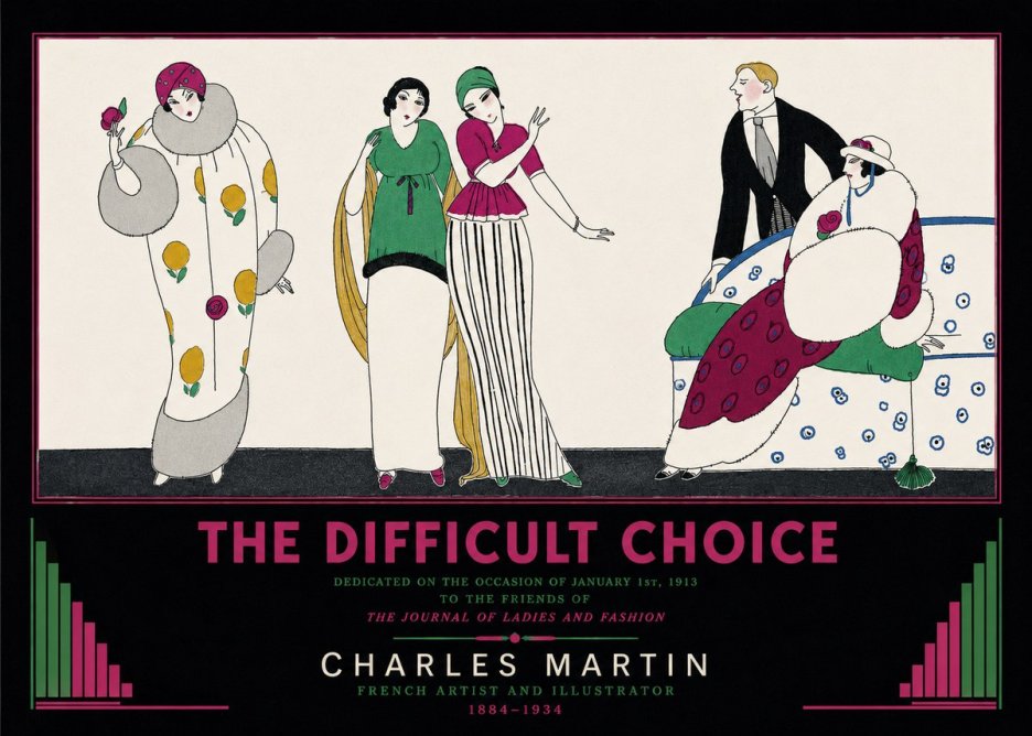 Charles Martin The Difficult Choice No3 - Poszter