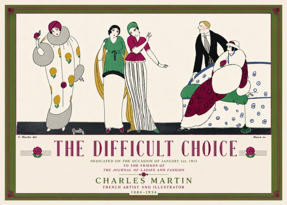 Charles Martin The Difficult Choice No5 - Poszter