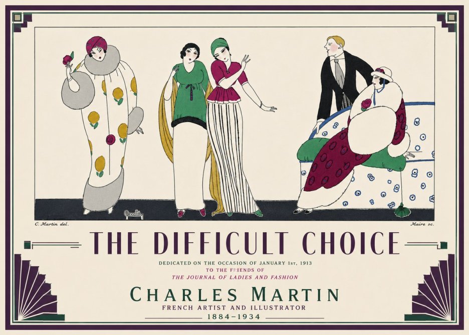Charles Martin The Difficult Choice No6 - Poszter