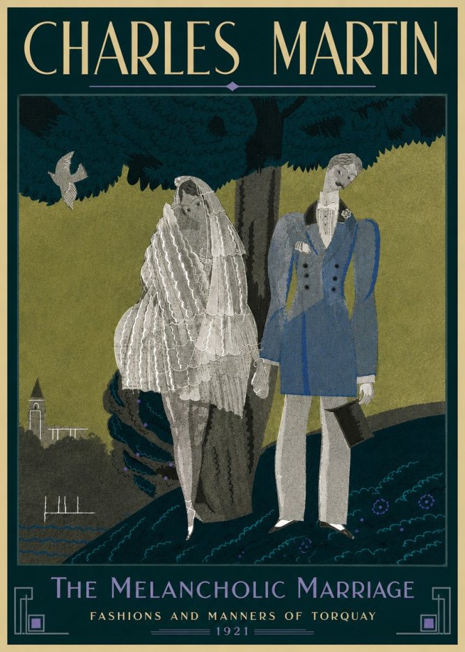 Charles Martin The Melancholic Marriage No3 - Poszter