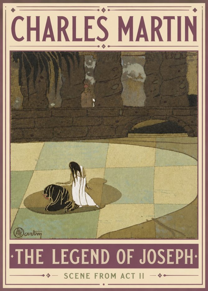 Charles Martin The Legend of Joseph - Scene from Act Ii No5 - Poszter