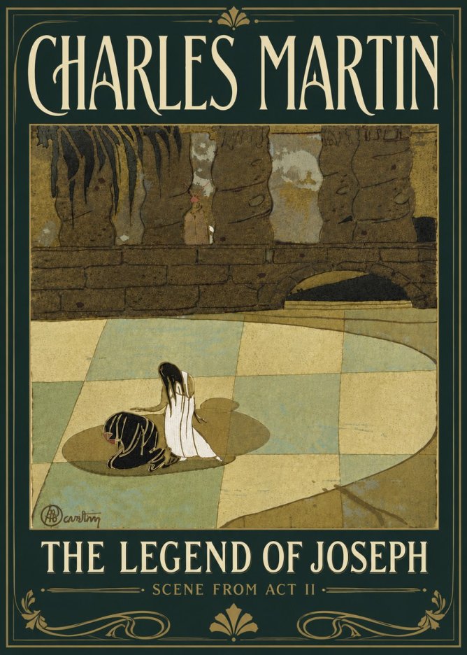 Charles Martin The Legend of Joseph - Scene from Act Ii No6 - Poszter