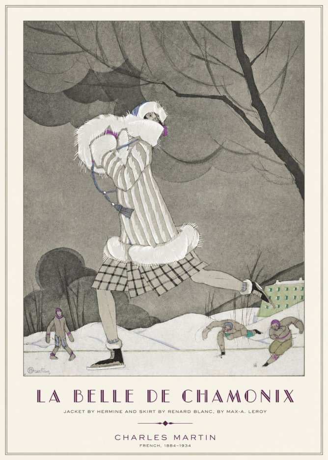 Charles Martin La Belle De Chamonix No1 - Poszter