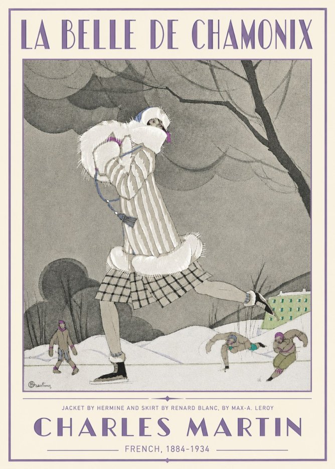 Charles Martin La Belle De Chamonix No3 - Poszter