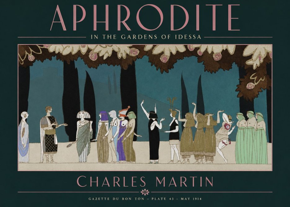 Charles Martin Aphrodite in the Gardens of Idessa No2 - Poszter