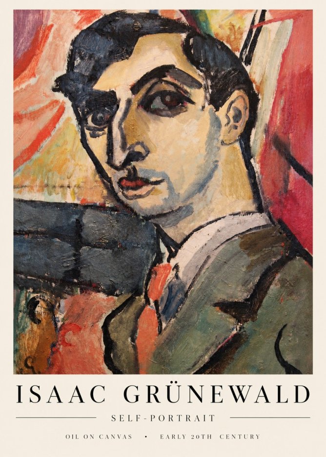 Isaac Grünewald Woman in Interior No4 - Poszter