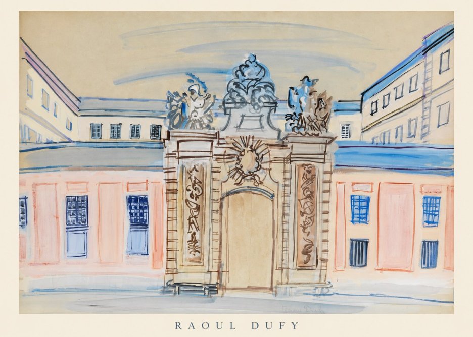 Raoul Dufy Versailles, the Grand Trianon No6 - Poszter