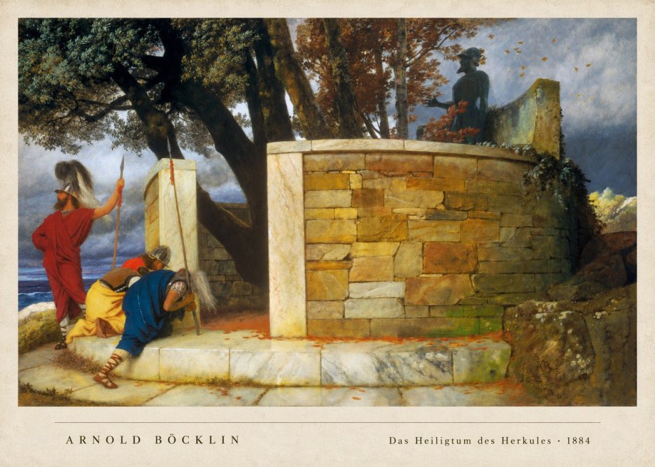 Arnold Böcklin Das Heiligtum Des Herkules I No2 - Poszter