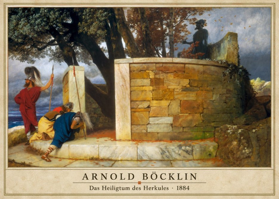 Arnold Böcklin Das Heiligtum Des Herkules I No3 - Poszter